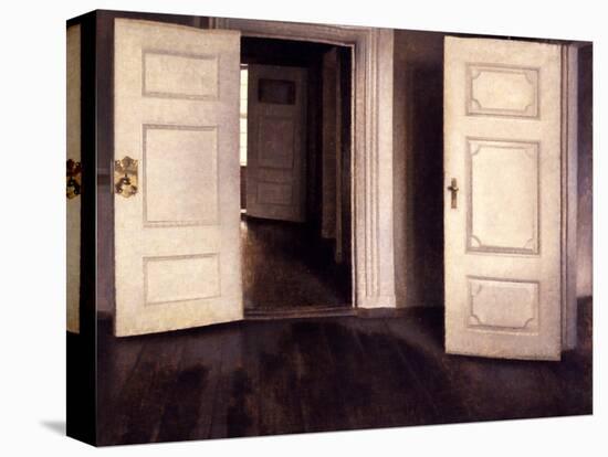 Open Doors-Vilhelm Hammershoi-Premier Image Canvas