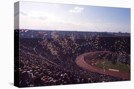 Opening Ceremony View of the Track and Field Stadium of the 1964 Tokyo Summer Olympics, Japan-Art Rickerby-Premier Image Canvas