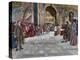 Opening of Sepulchral Monument of Pope Innocent III in the Basilica of St. John Lateran. Italy-null-Premier Image Canvas