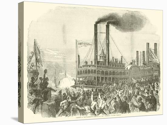 Opening of the Mississippi, Arrival of the "Imperial" at New Orleans, July 1863-null-Premier Image Canvas