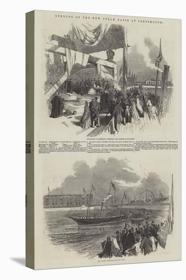 Opening of the New Steam Basin at Portsmouth-Myles Birket Foster-Premier Image Canvas