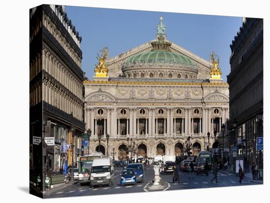 Opera Garnier Building, Paris, France, Europe-Marco Cristofori-Premier Image Canvas