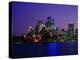 Opera House and City Skyline at Dusk, Sydney, Australia-Richard I'Anson-Premier Image Canvas