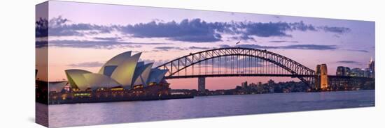 Opera House and Harbour Bridge, Sydney, New South Wales, Australia-Michele Falzone-Premier Image Canvas