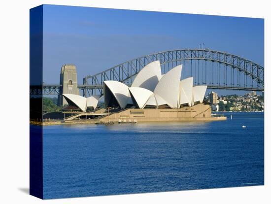 Opera House and Sydney Harbour Bridge, Sydney, New South Wales, Australia-Gavin Hellier-Premier Image Canvas