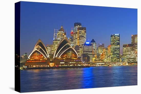 Opera House and Sydney Skyline, Sydney, New South Wales, Australia,-Marco Simoni-Premier Image Canvas