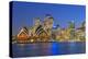 Opera House and Sydney Skyline, Sydney, New South Wales, Australia,-Marco Simoni-Premier Image Canvas