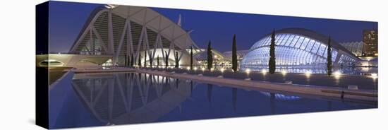 Opera House at the Waterfront, Ciutat De Les Arts I Les Ciencies, Valencia, Spain-null-Stretched Canvas