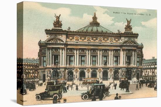 Opera House, Paris, France-null-Stretched Canvas