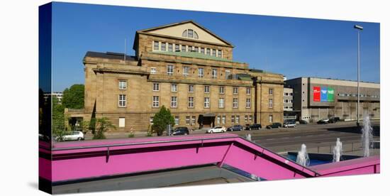 Opera House, Stuttgart, Baden-Wurttemberg, Germany, Europe-Hans-Peter Merten-Premier Image Canvas