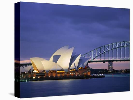 Opera House, Sydney, Nsw, Australia-Walter Bibikow-Premier Image Canvas