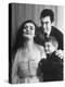 Opera Singer Joan Sutherland with Her Family backstage in "Lucia Di Lammermoor"-Alfred Eisenstaedt-Premier Image Canvas