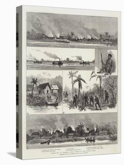 Operations of British Naval Forces on the River Niger-null-Premier Image Canvas