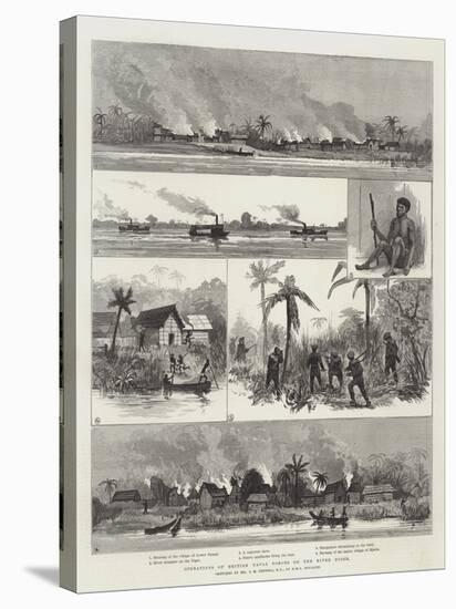 Operations of British Naval Forces on the River Niger-null-Premier Image Canvas