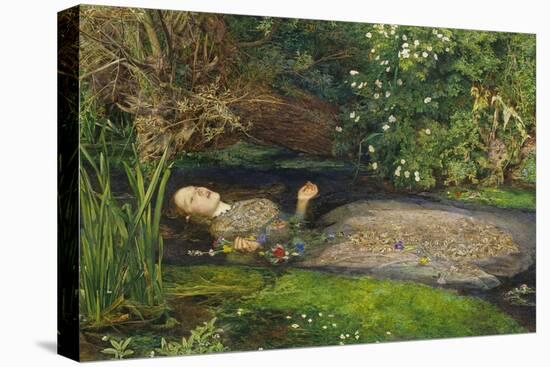 Ophelia-John Everett Millais-Premier Image Canvas