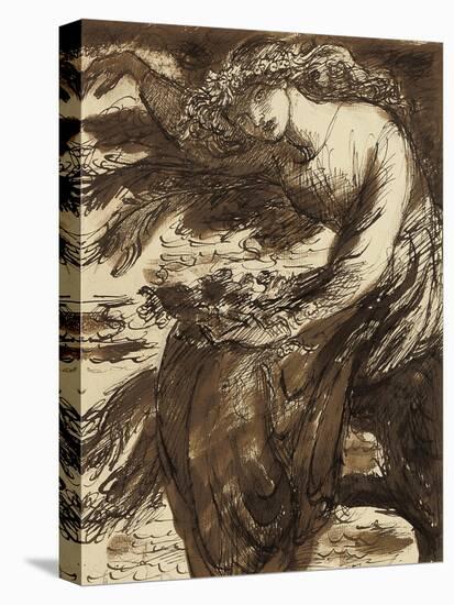 Ophelia-Dante Gabriel Charles Rossetti-Premier Image Canvas