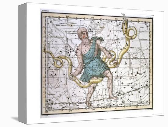 Ophiuchus or Serpentarius, from "A Celestial Atlas," Published in 1822-A. Jamieson-Premier Image Canvas