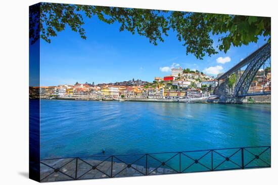 Oporto or Porto Skyline, Douro River and Iron Bridge. Portugal, Europe.-stevanzz-Premier Image Canvas