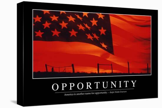 Opportunity: Inspirational Quote and Motivational Poster-null-Premier Image Canvas
