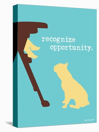Opportunity-Dog is Good-Stretched Canvas