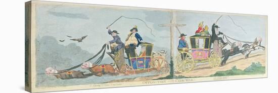 Opposition Coaches, 1788-James Gillray-Premier Image Canvas