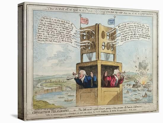 Opposition Telegraph'S-James Gillray-Premier Image Canvas