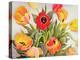 Orange and Red Tulips-Christopher Ryland-Premier Image Canvas