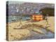 Orange and Yellow Windbreak, St Ives, 2010 (Oil on Canvas)-Andrew Macara-Premier Image Canvas