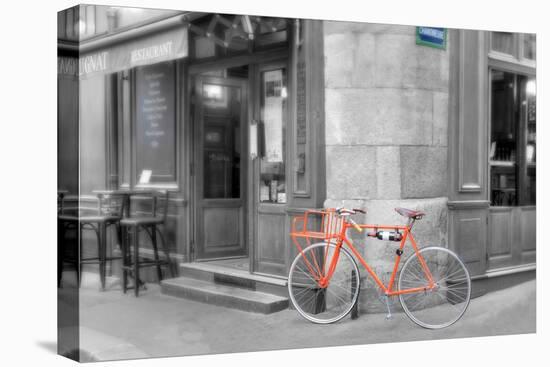 Orange Bicyclette-Alan Blaustein-Premier Image Canvas