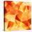 Orange Crystal Vector Abstract Pattern-art_of_sun-Stretched Canvas
