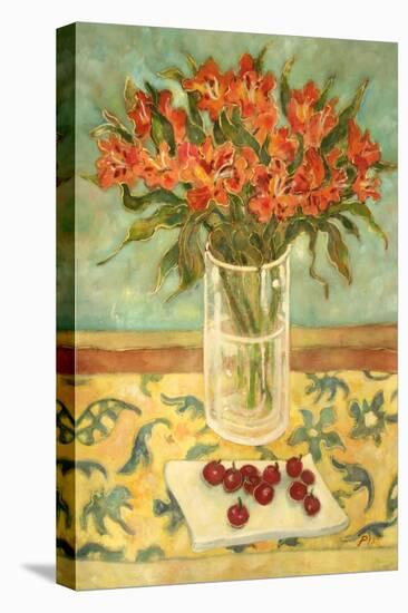 Orange Flowers-Lorraine Platt-Premier Image Canvas