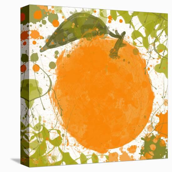 Orange II-Irena Orlov-Stretched Canvas