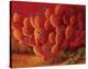 Orange Prickly Pear-Beth Zink-Stretched Canvas