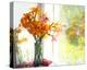 Orange Reflection-Judy Stalus-Stretched Canvas