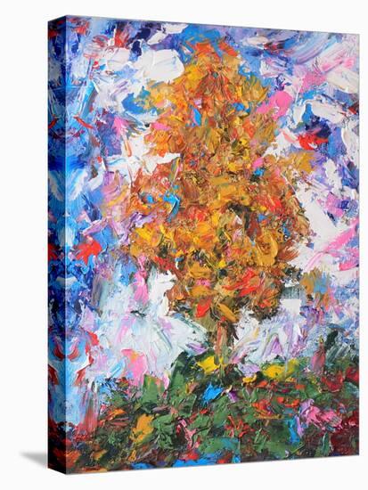 Orange Tree II-Joseph Marshal Foster-Stretched Canvas