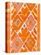 Orange Tribal II-Jodi Fuchs-Stretched Canvas