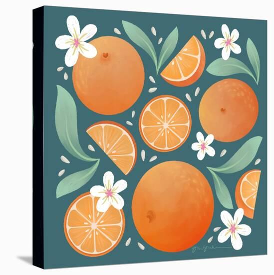 Orange Zest III-Gia Graham-Stretched Canvas