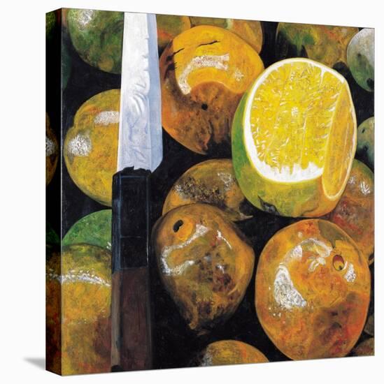 Oranges and Knife, 2003-Pedro Diego Alvarado-Premier Image Canvas