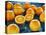 Oranges, Wood, Board, Blue, Harvest, Fruit, Citrus Fruits-Axel Killian-Premier Image Canvas