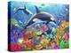 Orca Fun-Adrian Chesterman-Stretched Canvas