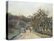 Orchard Near D'Osny, Pontoise, 1874-Camille Pissarro-Premier Image Canvas