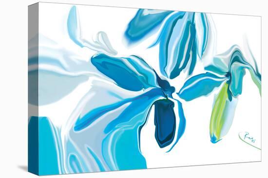 Orchids 2-Rabi Khan-Stretched Canvas