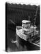 Ore Carrier La Belle Arriving to Take on Cargo of Ore in the Great Lakes-Margaret Bourke-White-Premier Image Canvas