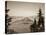 Oregon, Crater Lake National Park, Crater Lake and Wizard Island, USA-Michele Falzone-Premier Image Canvas