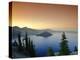 Oregon, Crater Lake National Park, Crater Lake and Wizard Island, USA-Michele Falzone-Premier Image Canvas