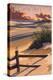 Oregon Dunes on the Oregon Coast-Lantern Press-Stretched Canvas