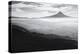 Oregon, Hood River, Aerial Landscape Smoke in the Hood River Valley-Rick A Brown-Premier Image Canvas