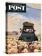 "Oregon or Bust" Saturday Evening Post Cover, August 4, 1951-John Clymer-Premier Image Canvas