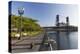 Oregon, Portland. Waterfront Park Along the Willamette River-Brent Bergherm-Premier Image Canvas