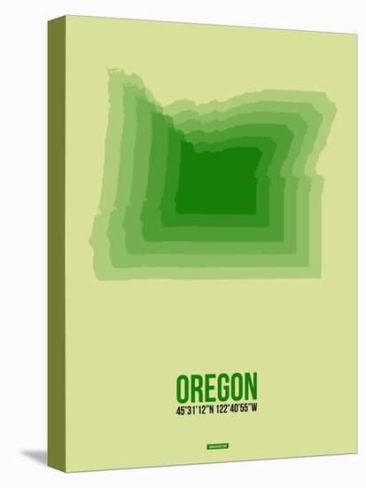 Oregon Radiant Map 3-NaxArt-Stretched Canvas